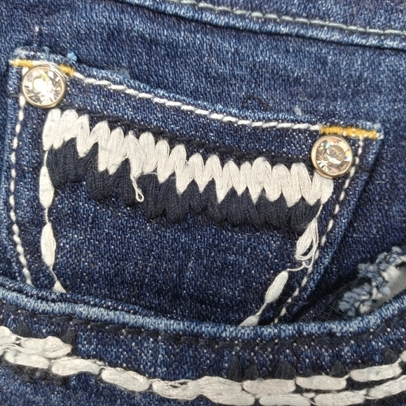 Vingin Only Straight Leg Women Blue Jeans Size 9 - Picture 5 of 13